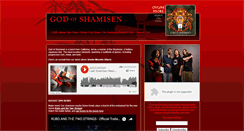 Desktop Screenshot of godofshamisen.com